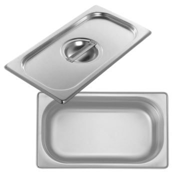 Гастроемкость с крышкой GN 1/4 265x162x(h)65мм 1.5л нерж.сталь Profi-Chef