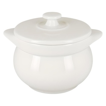 Бульонная чаша 500мл Ø10см с крышкой Sand CHEF'S FUSION