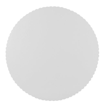 Тарелка для торта Ø30см картон Pure белая Pap Star, 10шт