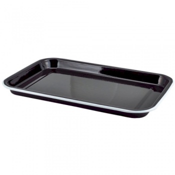 Поднос сервировочный 33.5x23.5x2.2см Black / White - GenWare