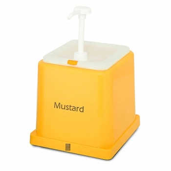 Диспенсер для соусов 2л "Горчица" желтый
