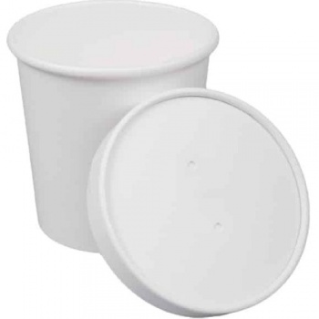 Крышка для супницы 240мл LIDSW240, белый картон, 50шт