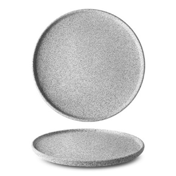 Тарелка Ø26см GRANIT Raw серый