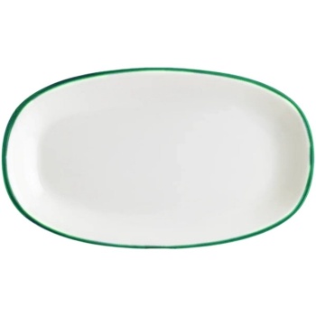 Тарелка овальная 19x11см LINEA Green Gourmet