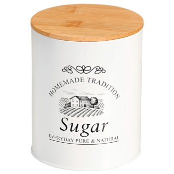 Емкость Ø11x(h)13.5см c надписью "Sugar"