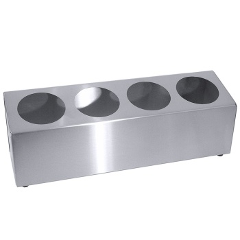 Подставка на 4 стакана для столовых приборов 56.5x15x(h)15см Contacto