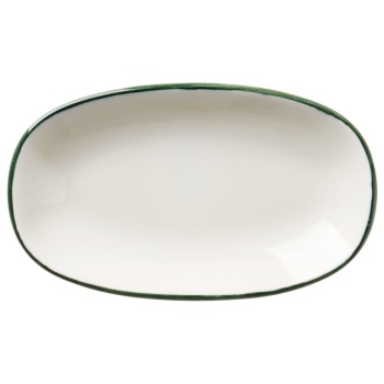 Тарелка овальная 15x8.5см LINEA Green Gourmet