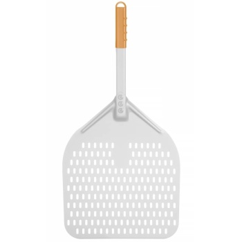 Лопата для пиццы 35x71см HENDI квадратная с перфорацией и короткой ручкой