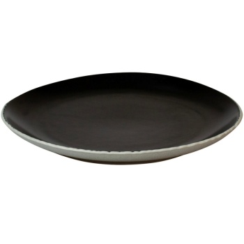 Блюдо Ø29.5см NATURA черное - Q Authentic