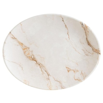 Блюдо, тарелка овальная 31x24см GRANIX Moove