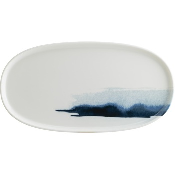 Блюдо, тарелка овальная 30x16см BLUE WAVE Hygge