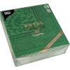 Салфетка 40x40см ROYAL Collection Ornaments темно-зеленая, 50шт