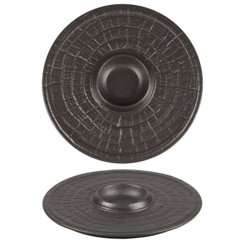 Блюдо для подачи Ø25см Black RAW Stellar