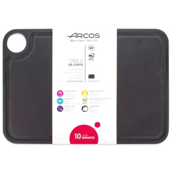Доска разделочная 33x23cм BLACK Arcos с желобом