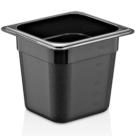 Гастроемкость GN 1/6 176x162x(h)150мм 2л черная