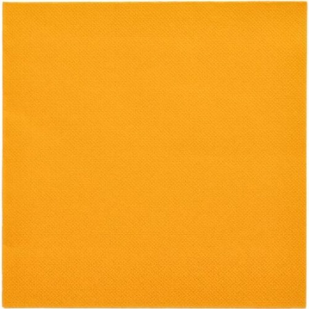 Салфетка 40x40см ROYAL Collection оранжевая, 20шт