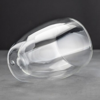 Стеклянный стакан 350мл с двойными стенками