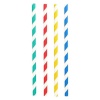 Соломка для питья Ø8x210мм Stripes, 100шт