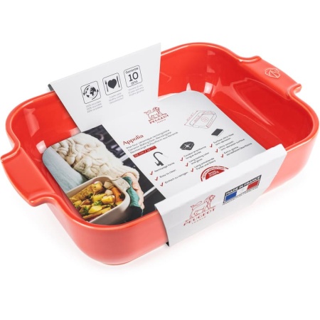 Емкость прямоугольная для запекания APPOLIA 32x20см 2.7л RED
