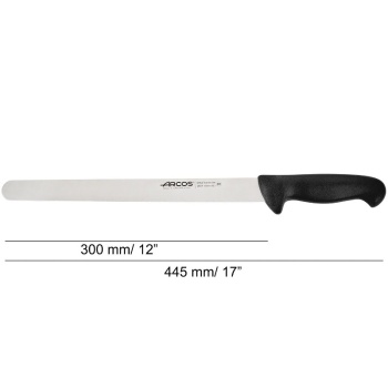 Нож слайсер для мяса 30см 2900 черный