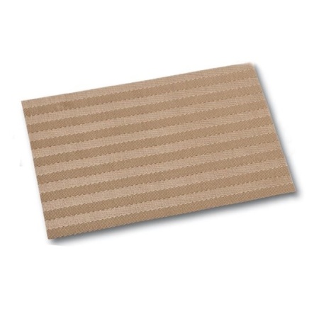 Салфетка под посуду 43x29x0.1см бронзово-коричневый