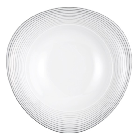 Тарелка глубокая для супа Ø23см Trio Nero