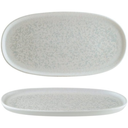Блюдо, тарелка овальная 30x16см LUNAR White Hygge