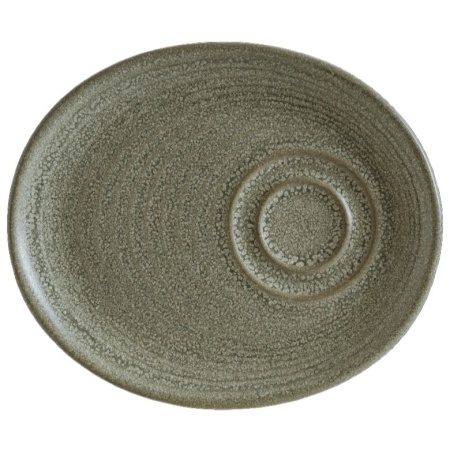 Блюдце овальное 20x17см CHOICE Adelfa Ripple