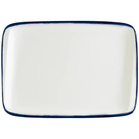 Тарелка прямоугольная 23x16см LINEA Blue Moove
