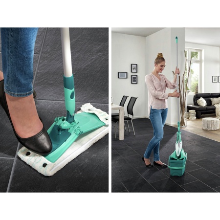 Комплект для уборки Combi Clean XL ведро 12л с отжимом и швабра 42см