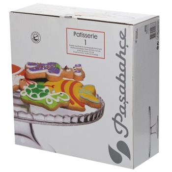 Тортница на ножке Ø28см с бортиком PATISSERIE