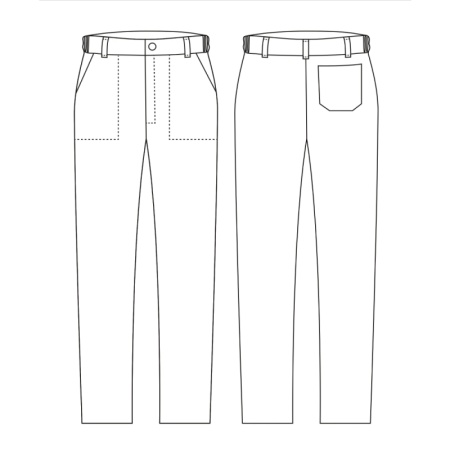 Брюки Evo Egochef клетка размер XS