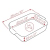 Емкость прямоугольная для запекания APPOLIA 25x15.5см 1.4л Celestial Blue