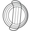 Корзинка для фруктов и хлеба Ø24x11.5см Kesper