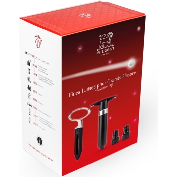 Насос выкуумный для вина с двумя пробками и штопором Epivac