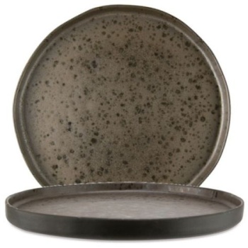Тарелка плоская Ø20.5см PHOBOS коричневая
