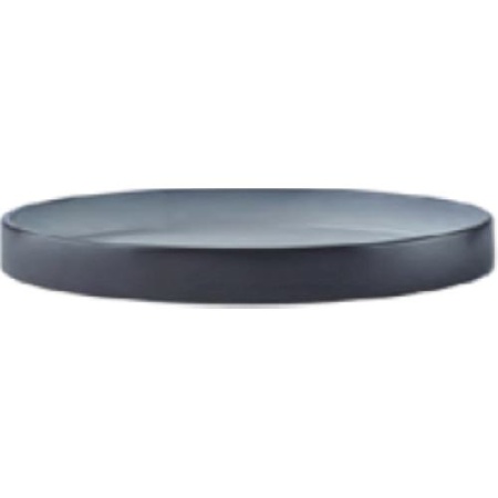 Тарелка с прямым бортом Circle 27см Sarma, черно-белая