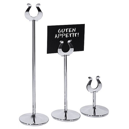 Держатель ценников, карточек, табличек 10см металл P.L. Proff Cuisine