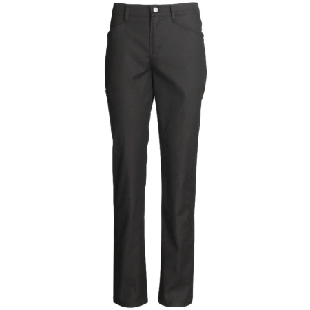 Женские брюки-чинос - модель 16400 - цвет черный - размер 44 - 63% полиэстер, 34% хлопок, 3% эластолефин - 225г/м2