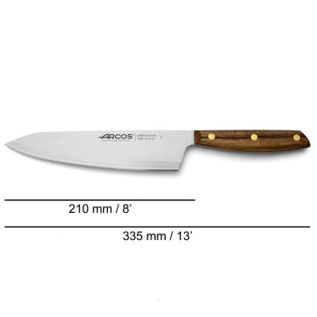 Нож поварской 21см шеф-нож NORDIKA