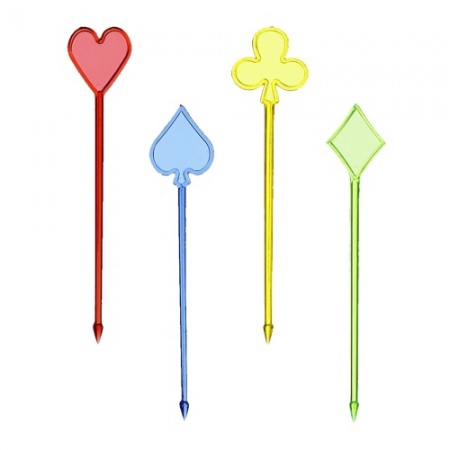 Палочка-вилка 8.5см 'Масть', 1000шт