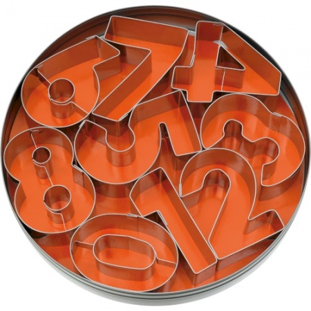 Набор форм для теста Цифры Lauterjung, 9шт