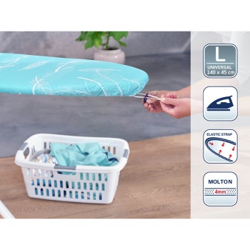 Чехол для гладильной доски 140x45см L/XL Thermo Reflect Universal