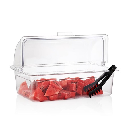 Крышка Roll-up GN 1/1 527x325мм прозрачная (PC)