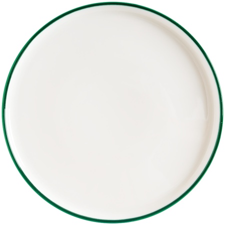 Тарелка плоская Ø16см LINEA Green Hygge с вертикальным бортом