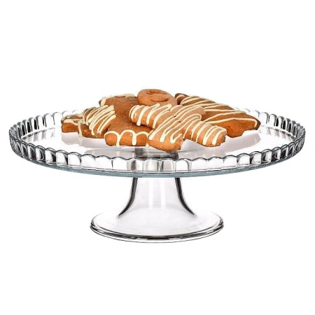 Тортница на ножке Ø28см с бортиком PATISSERIE