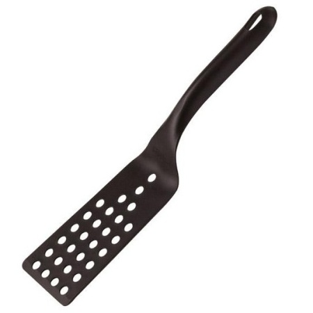 Лопатка кухонная перфорированная 6.5x28см EASYLIFT черная APS