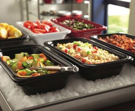 Гастроемкость GN 1/2 325x265x65мм 2.3л RECTON черная