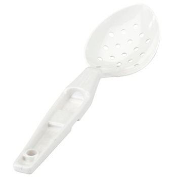 Ложка сервировочная 28.3см перфорированная белая Cambro