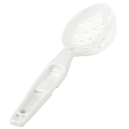 Ложка сервировочная 28.3см перфорированная белая Cambro